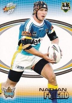 2007 Select NRL Invincible #063 Nathan Friend Front